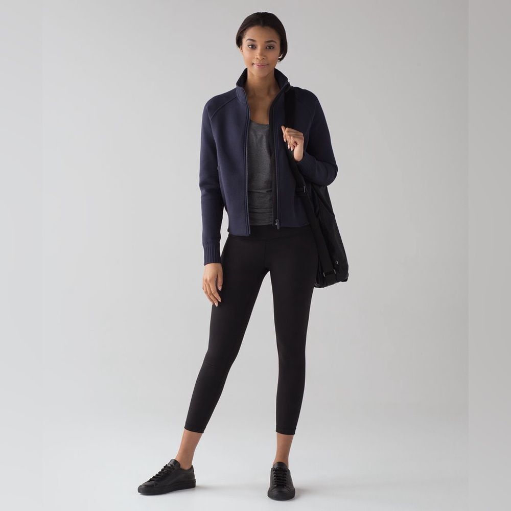 Lululemon NTS Jacket Spacer Stretch in Midnight Navy / Black RARE - Picture 11 of 11